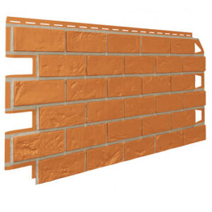 Фасадные панели VILO Brick Marron (крашенные швы)