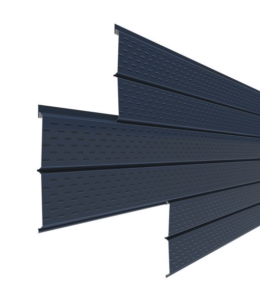 Металлический софит Евробрус Полиэстер RAL7024 0,4 мм