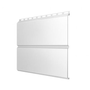 Металлический сайдинг ЕвроБрус Полиэстер RAL 9003 0,4 мм