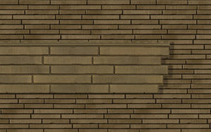 Фасадная панель Stone House S-LOCK Ригельный кирпич (латунь)